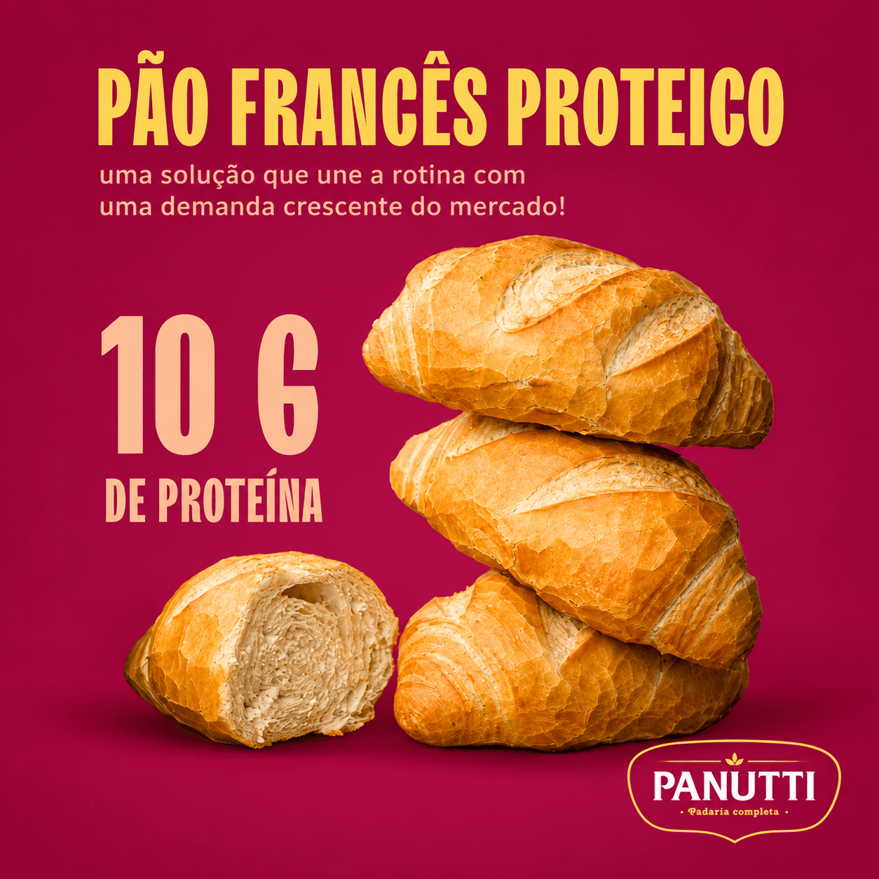 Pão Francês Proteico